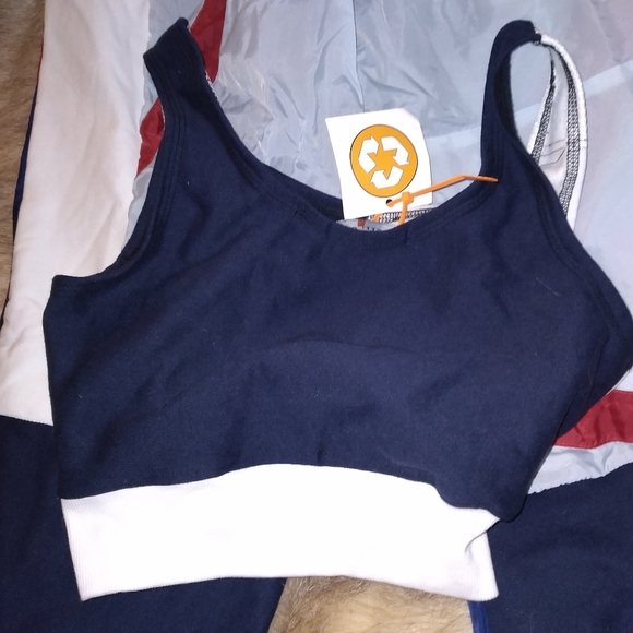 Handmade Scarlett Orange Air Jordan Nike Upcycled Jogger set top bottom … - Picture 6 of 8